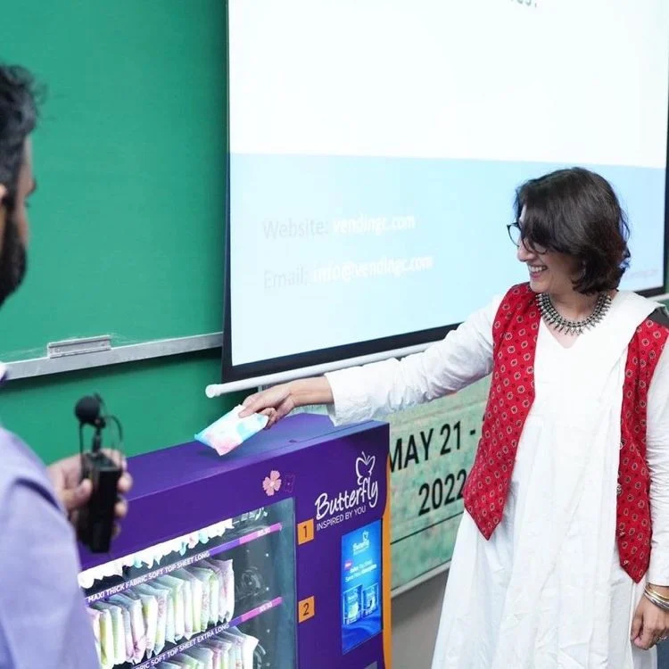 The Launch of Sanitary Napkins Vending Machine in Lahore